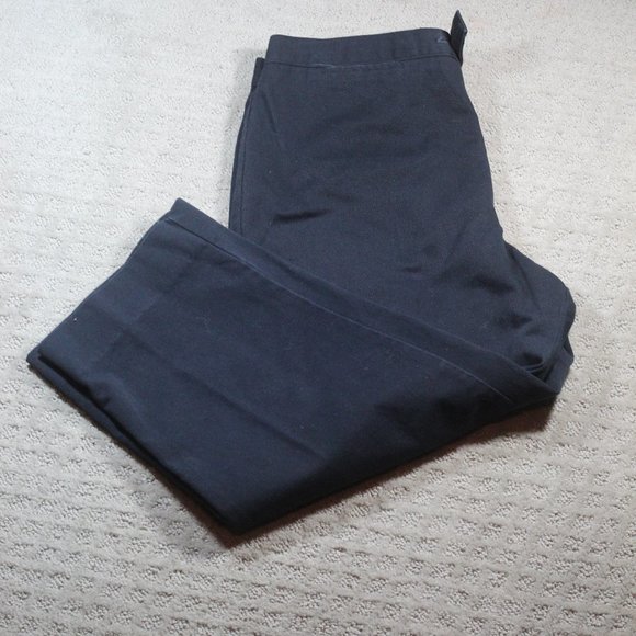Savannah River Traders Size 14 Black Cropped Pants - Picture 1 of 5